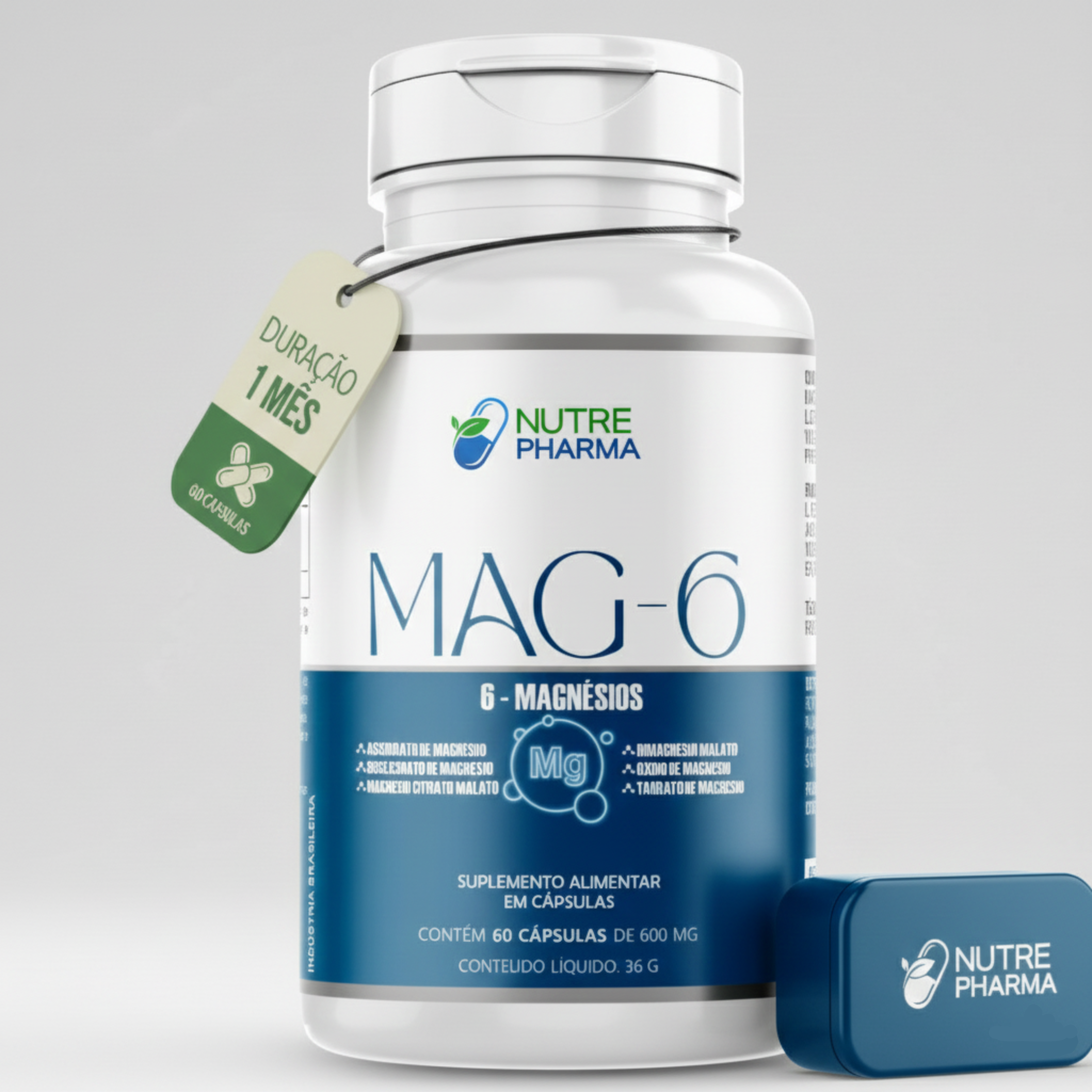 6 Magnésios MAG 6 - (60 Cápsulas)