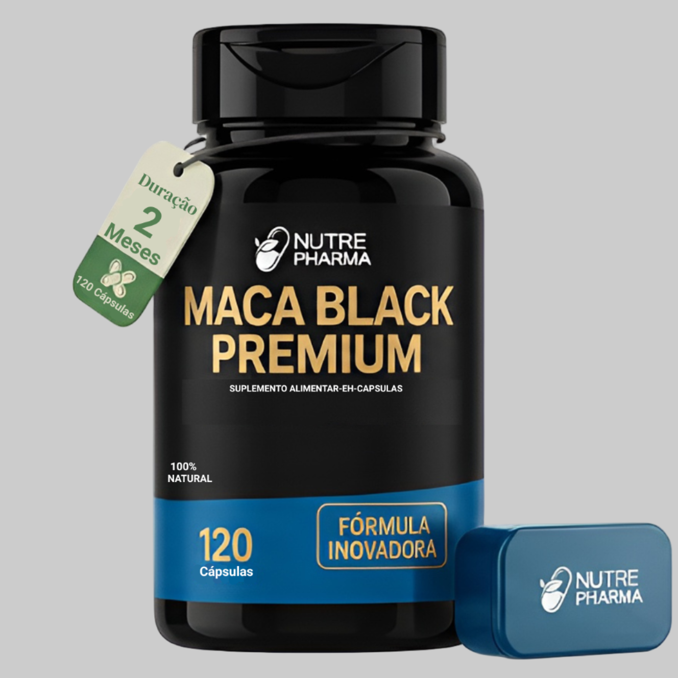 MACA BLACK PREMIUM 100%PURO E NATURAL - Nutre Pharma