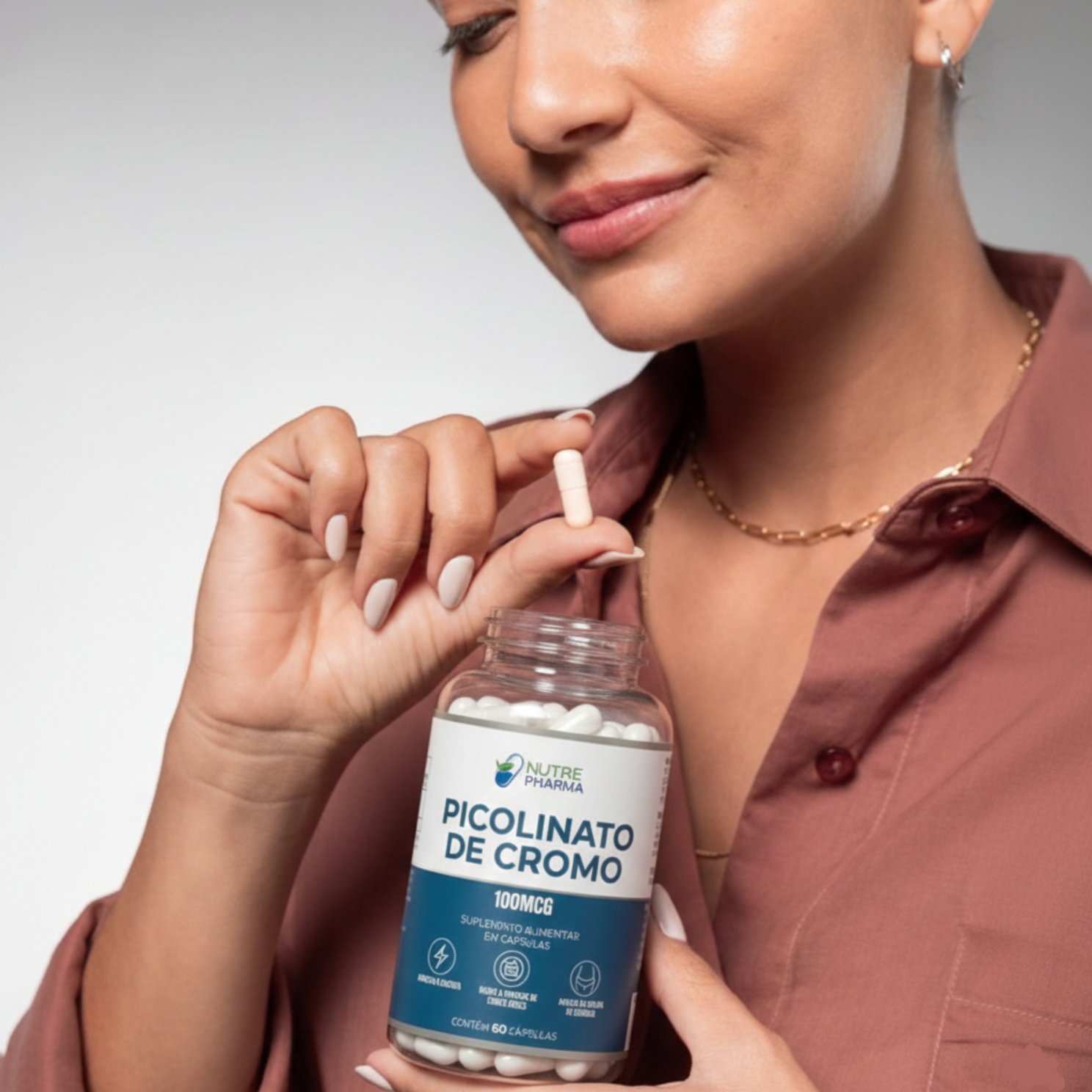 Picolinato de Cromo  Premium - Nutra Pharma  (60 Cápsulas)