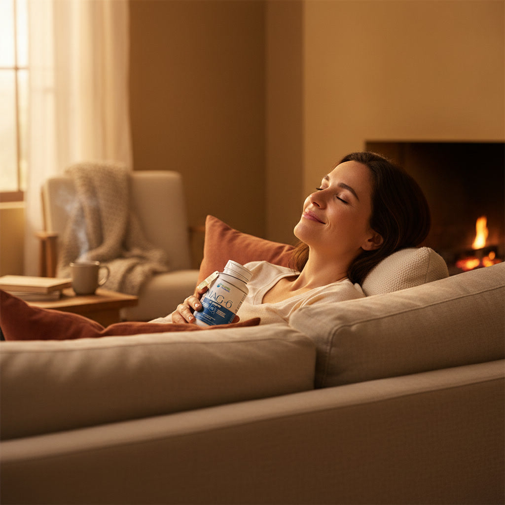 6 Magnésios MAG 6 -  (60 Cápsulas)